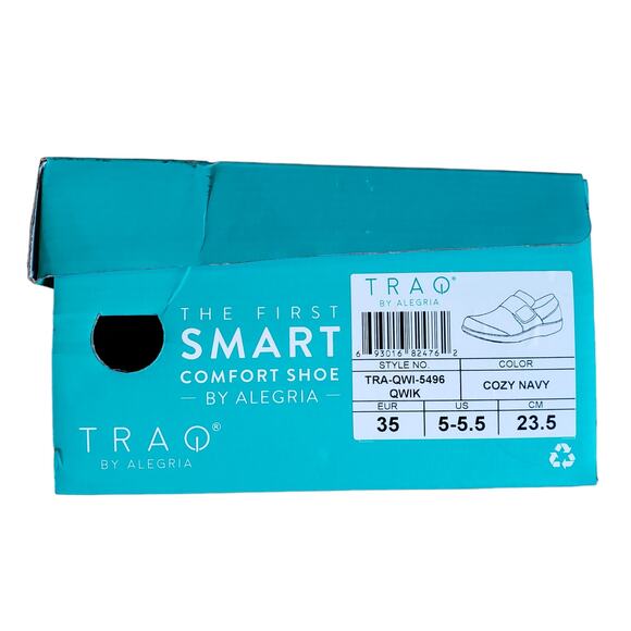 NEW! Alegria Traq Qwik Cozy Navy Sneaker Women's Size 5-5.5 - Picture 12 of 13